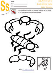 scorpion-insect-craft-worksheet